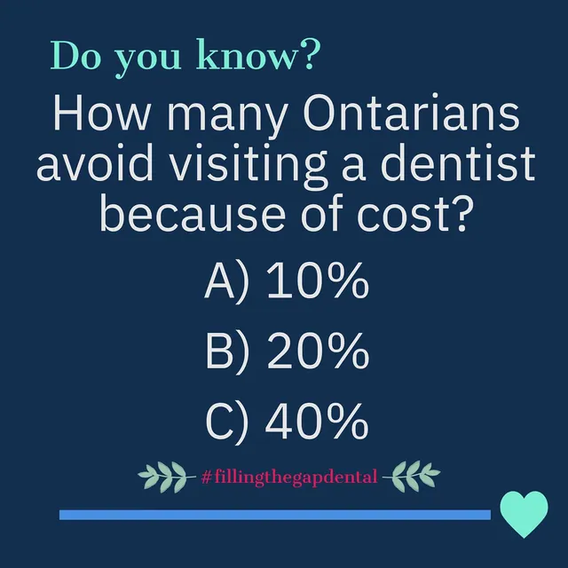 Do you know the answer? HINT: The answer is on our page! Filling the Gap helps low income uninsured adults in Toronto...